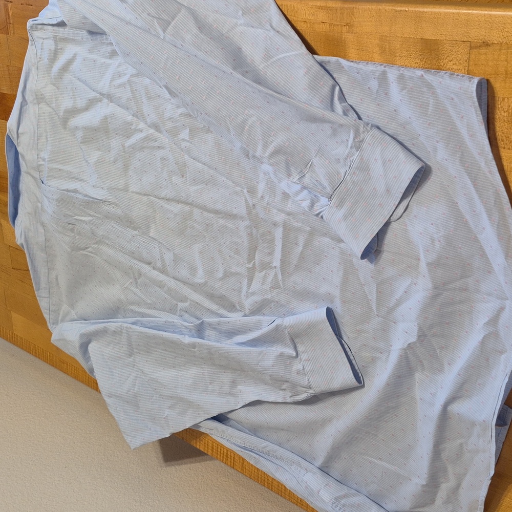 Brooks Brother Blue & Pink Long Sleeve Button Up Shirt - Picture 9 of 9